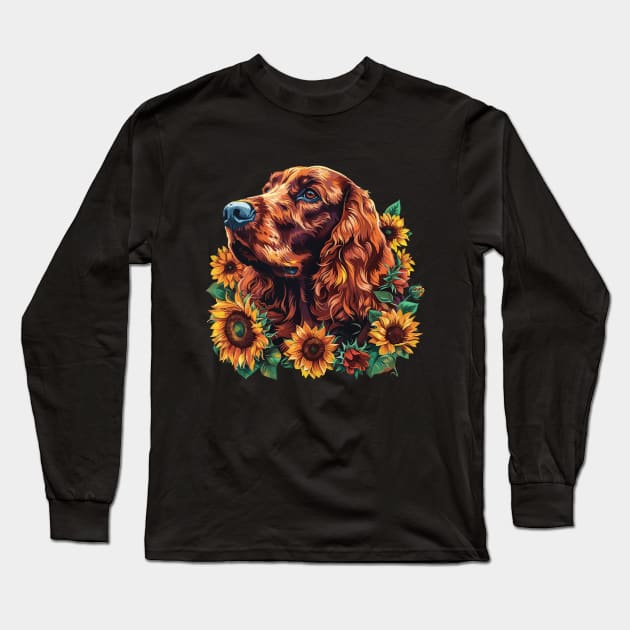 Irish Setter Long Sleeve T-Shirt by VelvetRoom